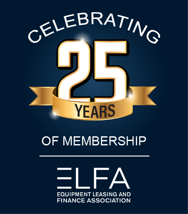 Insight Financial Services Recognized for 25 Years of Membership in the Equipment Leasing and Finance Association